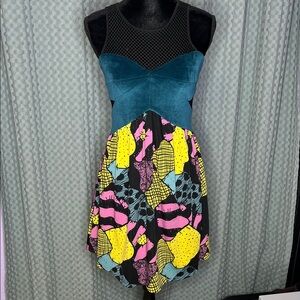 Colorful Sleeveless Dress